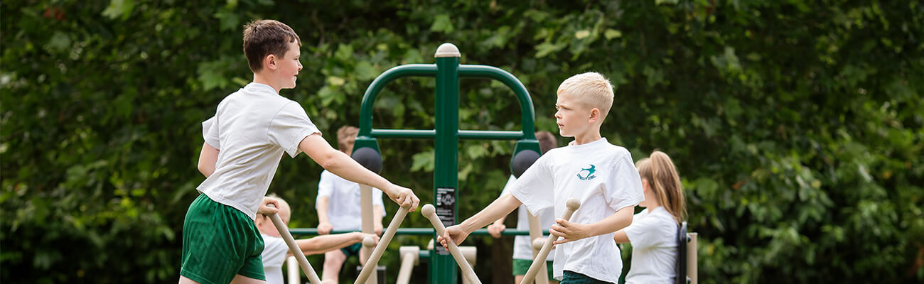 outdoor gym equipment in school, Fresh Air Fitness