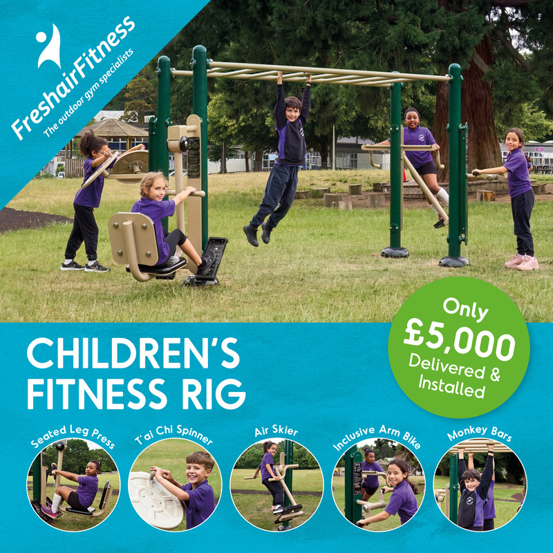 People exercising on fitness equipment