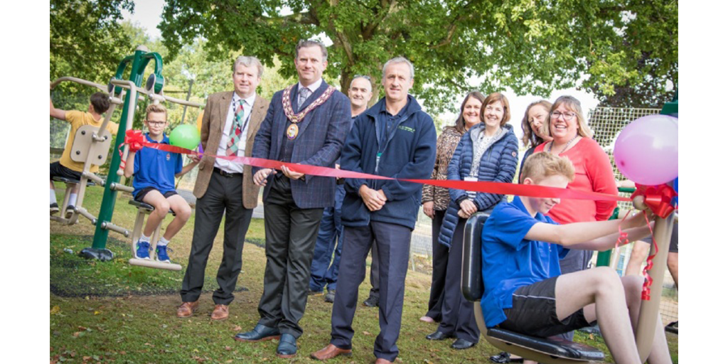 School outdoor Gym opening