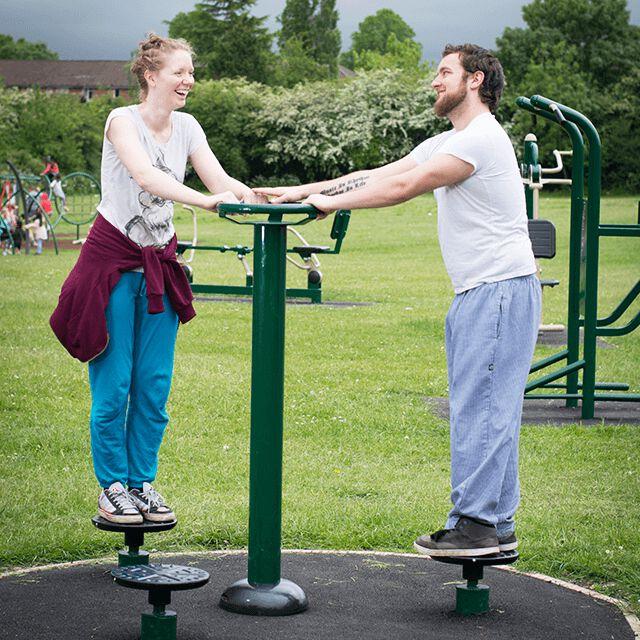 Hip Twister Outdoor Park Equipment Fresh Air Fitness