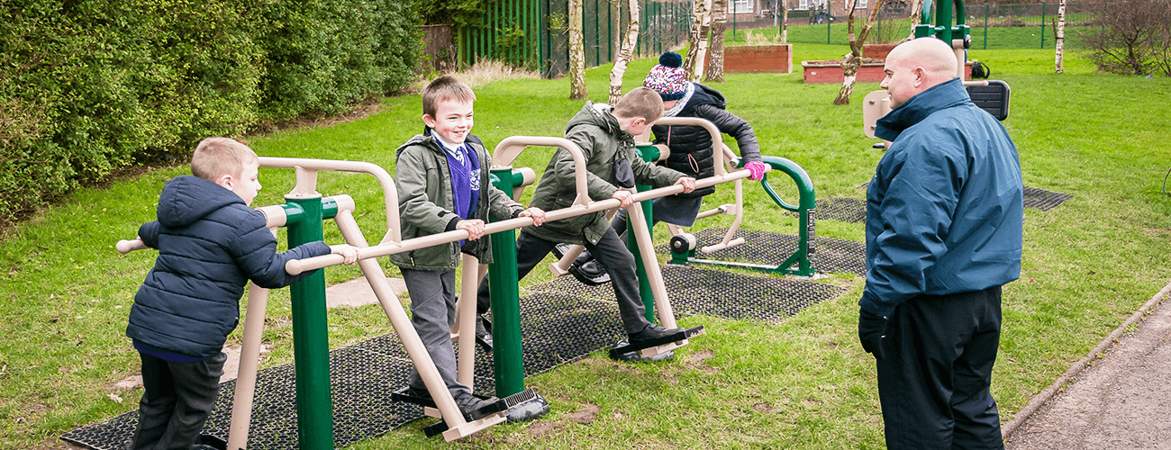 St Marys & St Pauls C Of E Primary School outdoor gym equipment