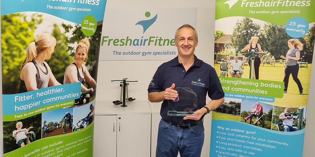 Tom Willock Receiving Award 