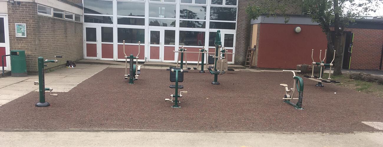 New Outdoor Gym at Penistone St John