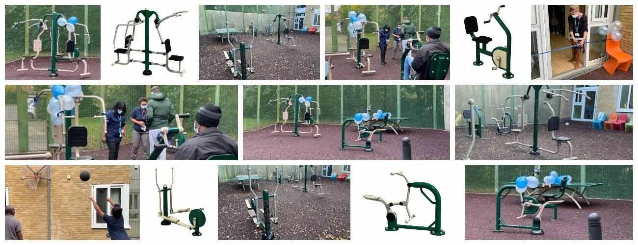 NHS Colne Ward New Outdoor Gym 
