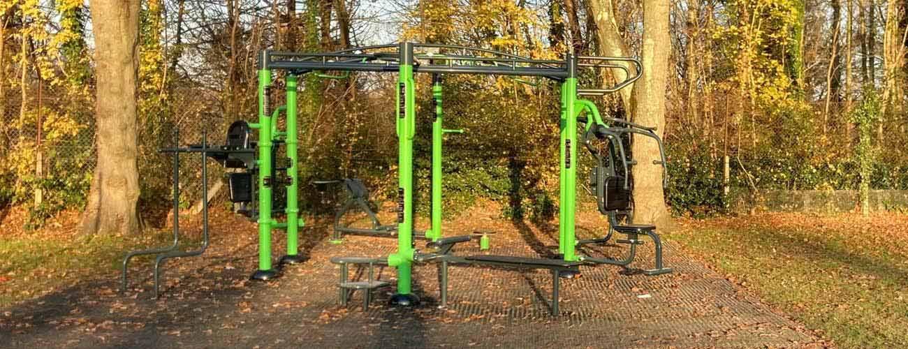 new outdoor gym at Lightwater