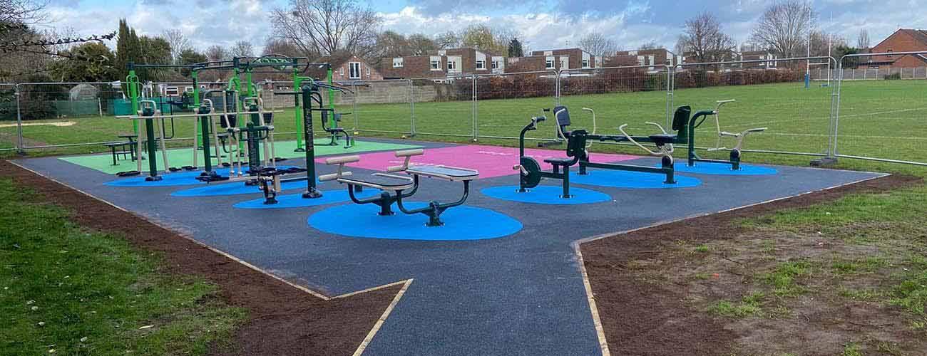 Outdoor for gym equipment