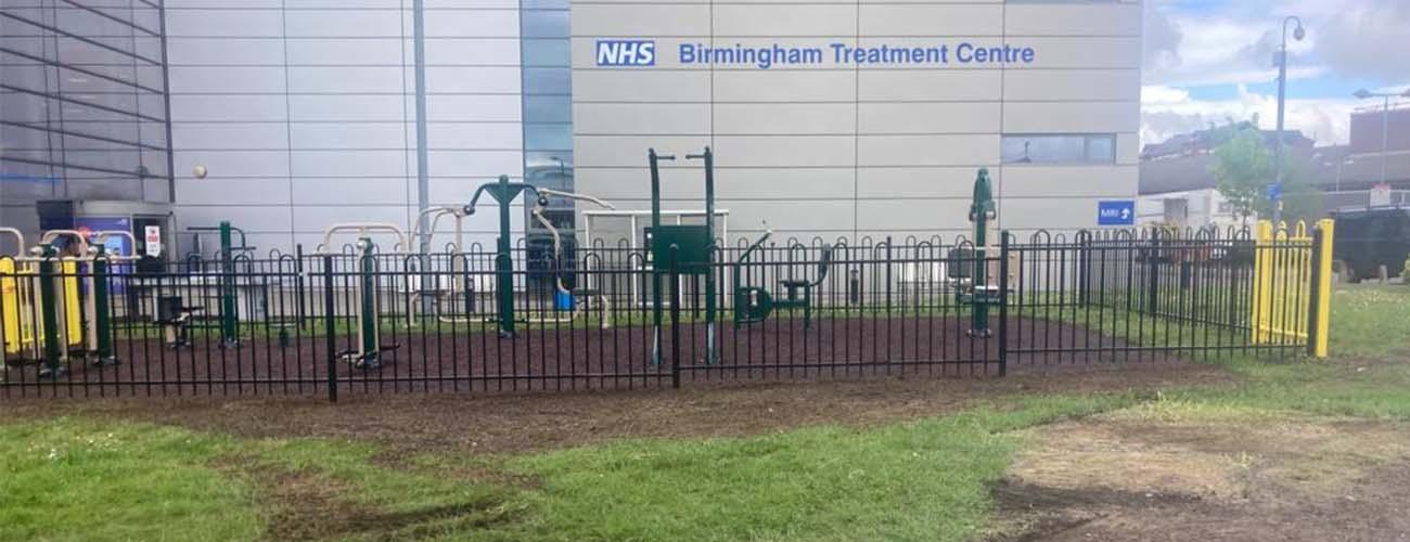 New outdoor gym at NHS Sandwell