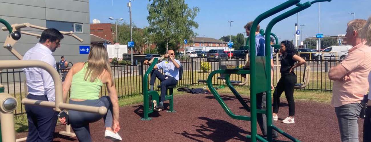 Launch event New outdoor gym at NHS Sandwell