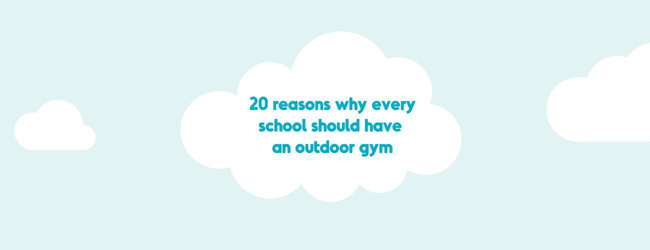 20 reasons every school needs and outdoor gym