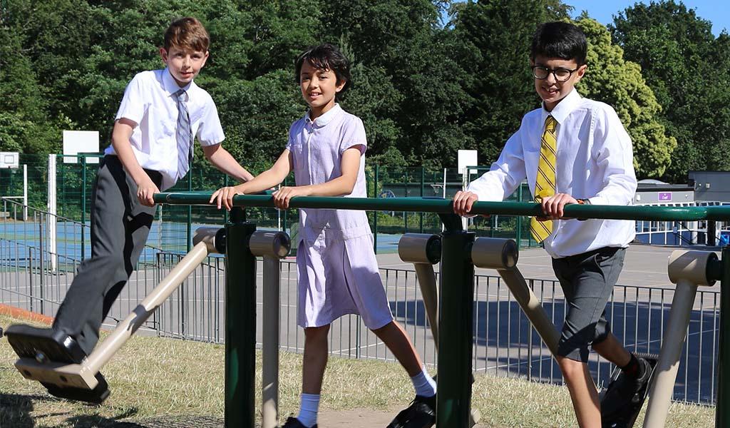 New Children's Big Six, Fresh Air Fitness Outdoor gyms for schools