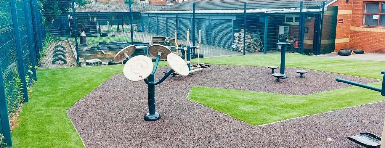 outdoor gym installation Godfrey Erman