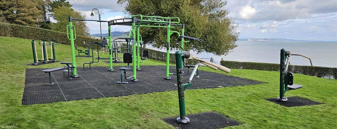 Lyme Regis Outdoor Gym by Fresh Air Fitness