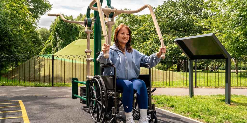 lady using Accessible Combi