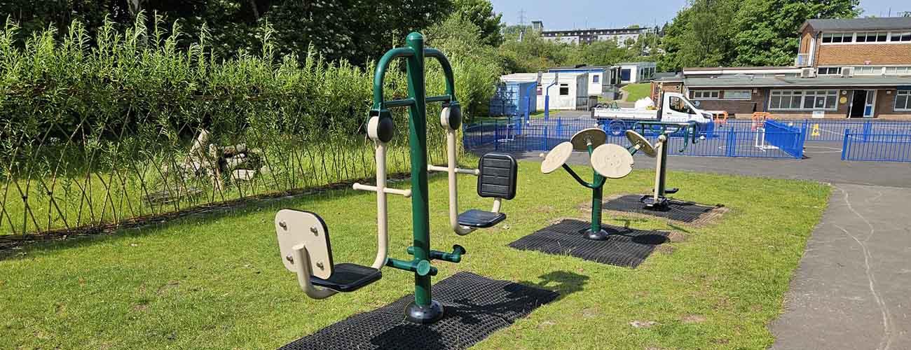Alumwell Primary Outdoor Gym Installation