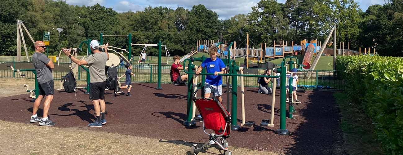 Finchampstead Parish Council's Fresh Air Fitness Outdoor Gym