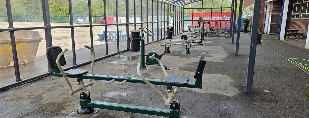 George Eliot Outdoor Gym Installation