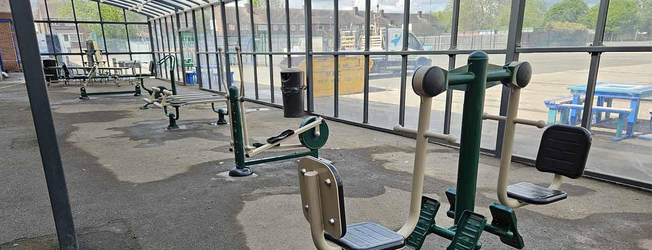George Eliot Outdoor Gym Installation
