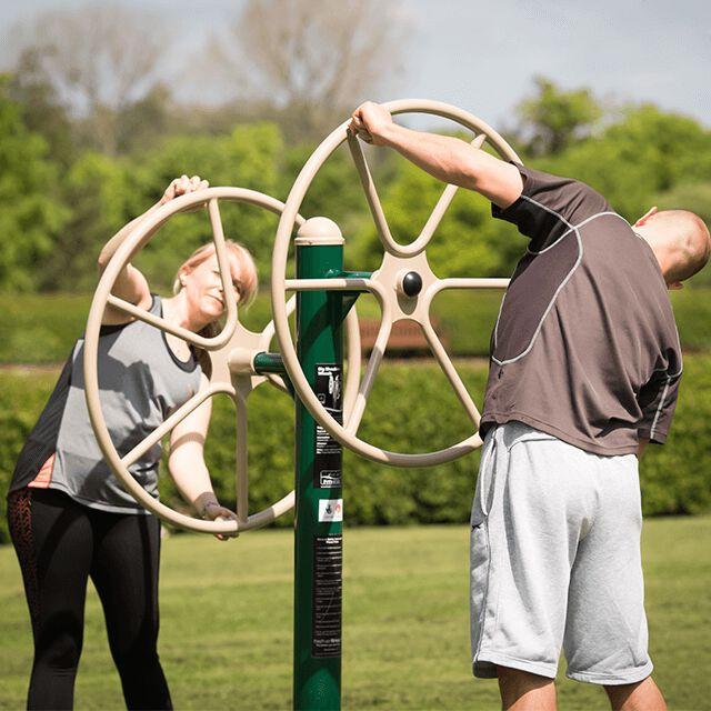 Outdoor Gym Equipment For Disabled Users
