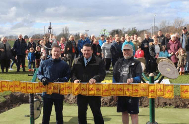 Bonnyrigg fitness trail equipment